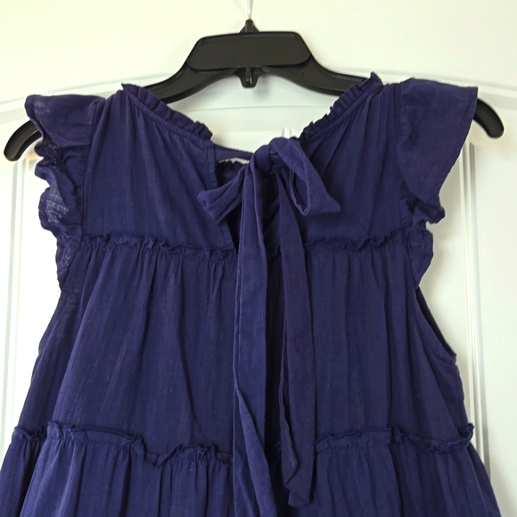 3 For $12 Bundle To Save, Altar'd State Tiered Tie Neck Mini Dress - Picture 7 of 9